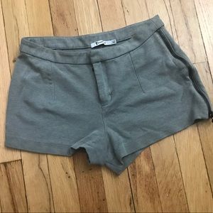 T by Alexander Wang side zip shorts